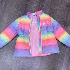4t pastel rainbow jacket